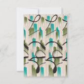 Flat Dankeschön-Karte Dankeskarte (Vorderseite)