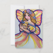 Flat Dankeschön-Karte Dankeskarte (Vorderseite)