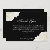 Flat Dankeschön-Karte Dankeskarte (Vorne/Hinten)