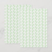 Flat Dankeschön-Karte Dankeskarte (Vorne/Hinten)