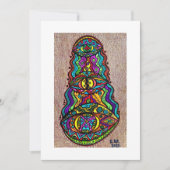 Flat Dankeschön-Karte Dankeskarte (Vorderseite)