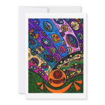 Flat Dankeschön-Karte