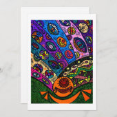 Flat Dankeschön-Karte Dankeskarte (Vorne/Hinten)