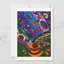 Flat Dankeschön-Karte Dankeskarte