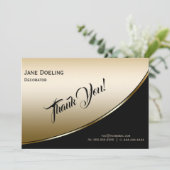 Flat Dankeschön-Karte Dankeskarte (Stehend Vorderseite)