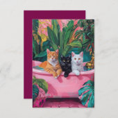 Flat Dankeschön-Karte Dankeskarte (Vorne/Hinten)