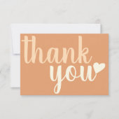 Flat Dankeschön-Karte Dankeskarte (Vorderseite)