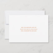 Flat Dankeschön-Karte Dankeskarte (Rückseite)