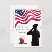 Flat Dankeschön-Karte Dankeskarte (Vorne/Hinten)