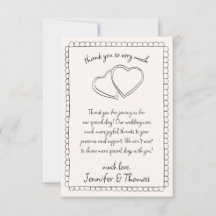 Flat Dankeschön-Karte