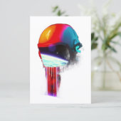 Flat Dankeschön-Karte Dankeskarte (Stehend Vorderseite)