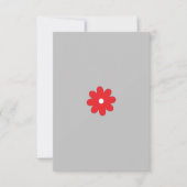 Flat Dankeschön-Karte Dankeskarte (Vorderseite)