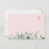 Flat Dankeschön-Karte Dankeskarte (Rückseite)