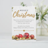 Flat Dankeschön-Karte Dankeskarte (Stehend Vorderseite)