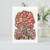 Flat Dankeschön-Karte Dankeskarte (Stehend Vorderseite)