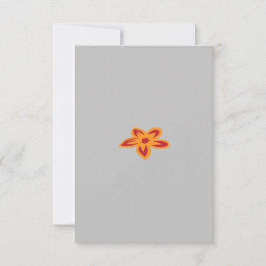 Flat Dankeschön-Karte Dankeskarte (Vorderseite)