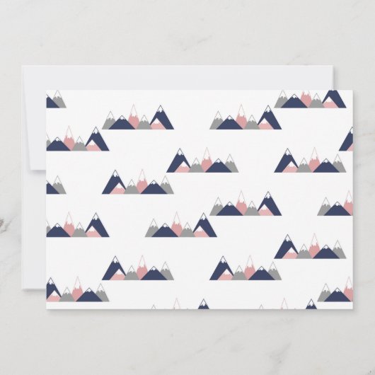 Flat Dankeschön, Karten Berge angesehen (Rückseite)