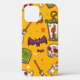 Flat Design Muster Halloween Thema Hintergrund Case-Mate iPhone Hülle