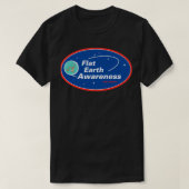 Flat Earth Awareness Classic TShirt (Design vorne)