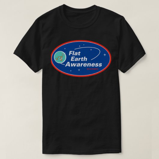 Flat Earth Awareness Classic TShirt (Design vorne)