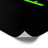 Flat Earth Big Poster (Ecke)