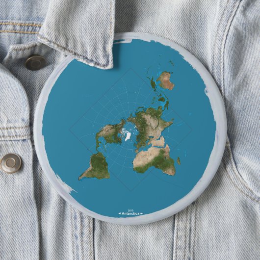 Flat Earth Button (Beispiel)