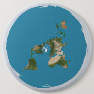 Flat Earth Button