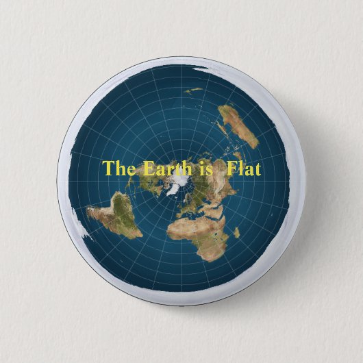 Flat-Earth-Button Button (Vorderseite)