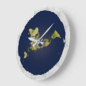 Flat Earth Clock Große Wanduhr (Winkel)