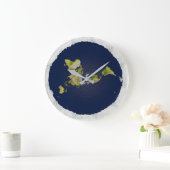 Flat Earth Clock Große Wanduhr (Zuhause)