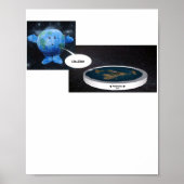 Flat Earth Heute Poster (Vorne)