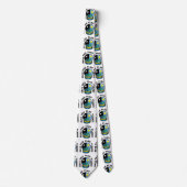 Flat earth in Snowglocke Krawatte (Vorderseite)