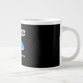 Flat Earth ist der Beweis für unser Bildungssystem Jumbo-Tasse (Rechts)