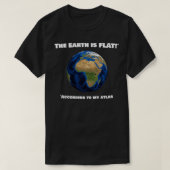 Flat Earth Joke 3 T-Shirt (Design vorne)