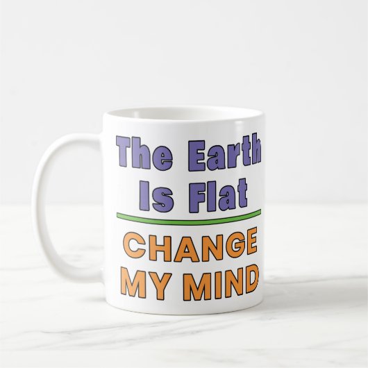 Flat Earth Kaffeetasse (Links)