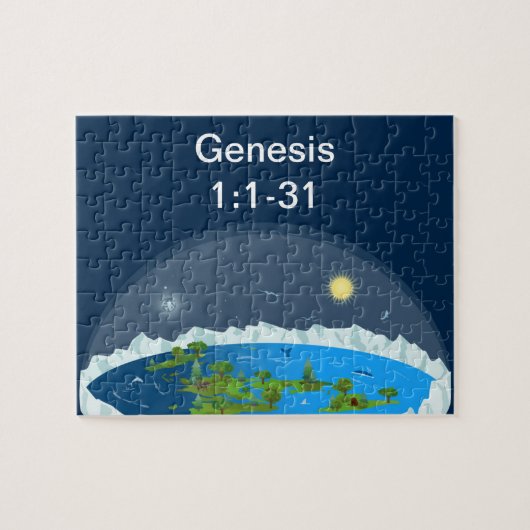 Flat Earth Kids Puzzle (Horizontal)