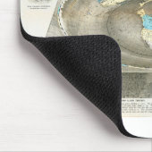 Flat Earth Map Mousepad (Ecke)