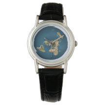 Flat Earth Map von US Geological Survey