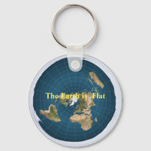 Flat Earth Schlüsselanhänger