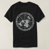 Flat Earth Society Flat Earth Conspiracy Science F T-Shirt (Design vorne)