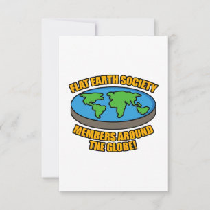 Flat Earth Society Members Karte