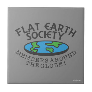Flat Earth Society-Mitglieder auf der ganzen Welt Fliese