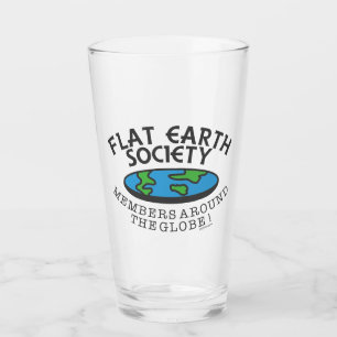 Flat Earth Society-Mitglieder auf der ganzen Welt Glas