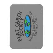 Flat Earth Society-Mitglieder auf der ganzen Welt Magnet (Vertikal)