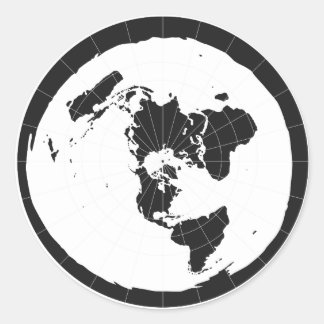 Flat Earth Sticker