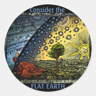 Flat Earth Sticker