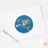 Flat Earth Sticker | #flataf (Umschlag)
