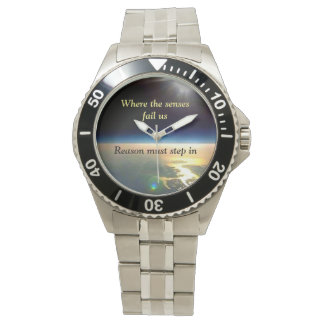 Flat Earth Watch Armbanduhr