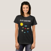 Flat Earther Flat Earth Map Conspiracy  1 T-Shirt (Vorne ganz)