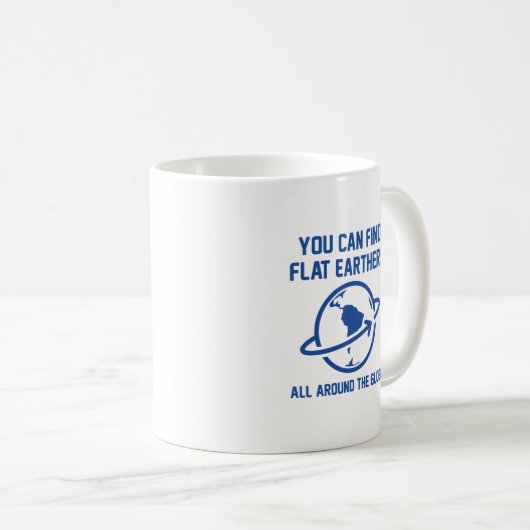 Flat Earthers Globe Kaffeetasse (VorderseiteRechts)